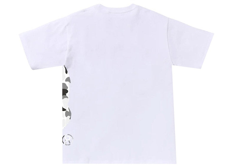 BAPE ABC Camo Side Big Ape Head Tee White/Grey