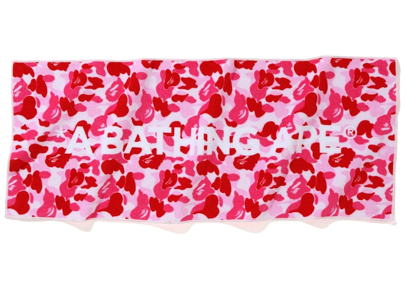 BAPE ABC Camo Sport Towel (SS23) Pink