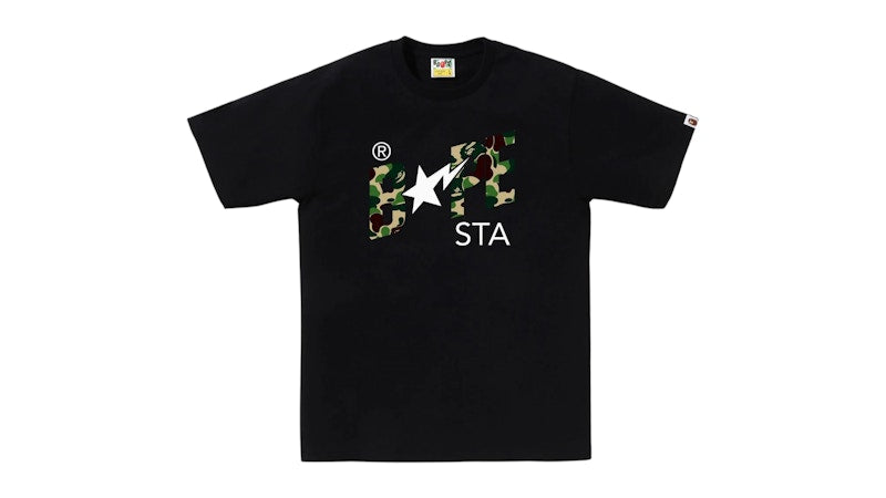 BAPE ABC Camo Sta Logo Tee Bkxgr