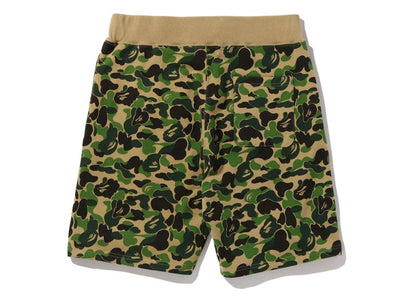BAPE ABC Camo Sweat Shorts Green