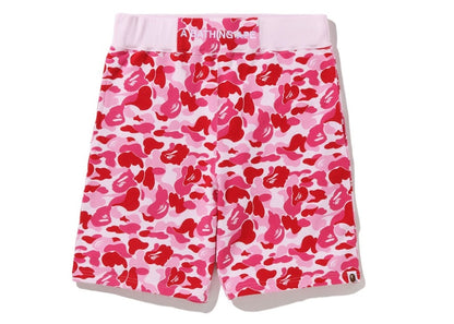 BAPE ABC Camo Sweat Shorts Pink