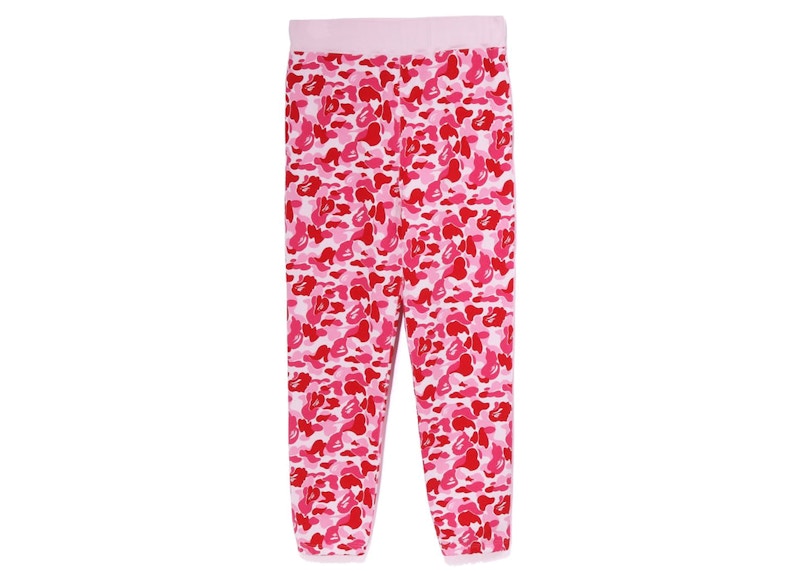 BAPE ABC Camo Sweatpants Pink