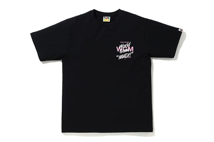 BAPE ABC Camo WGM Ape Head Tee Black/Pink