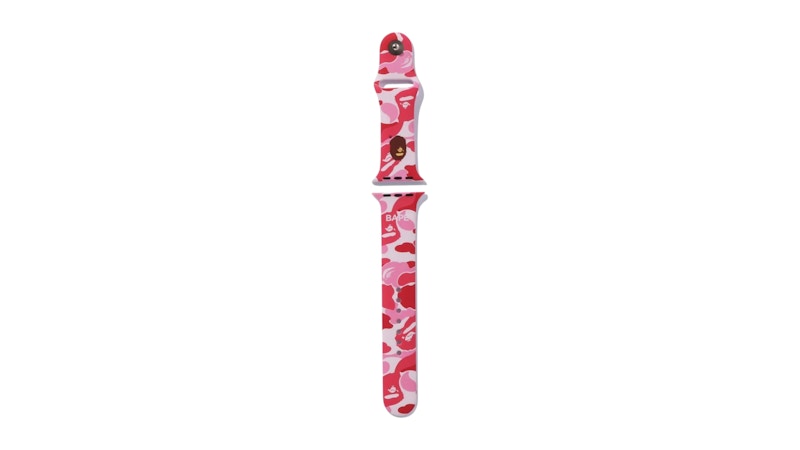 BAPE ABC Camo Watch Band Pink