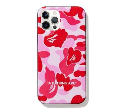 BAPE ABC Camo iPhone 12 PRO MAX Case Pink