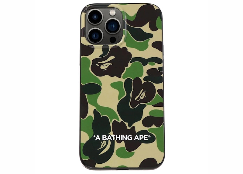 BAPE ABC Camo iPhone 13 Pro Max Case Green
