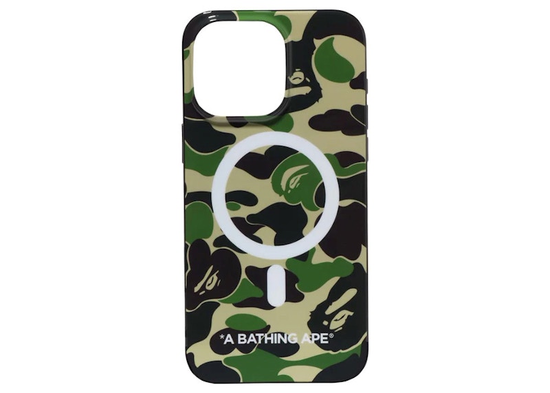 BAPE ABC Camo iPhone 15 Pro Max Case Green