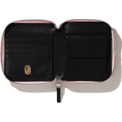 BAPE ABC Canvas (M) Wallet Pink