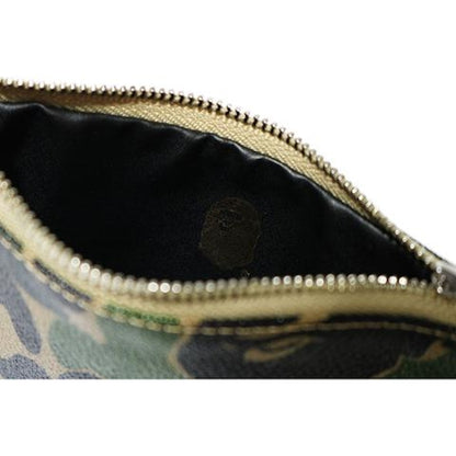 BAPE ABC Canvas (S) Wallet Green