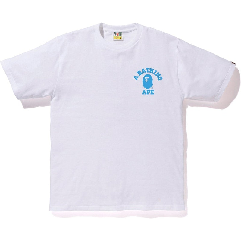 BAPE ABC College ATS Tee White/Blue