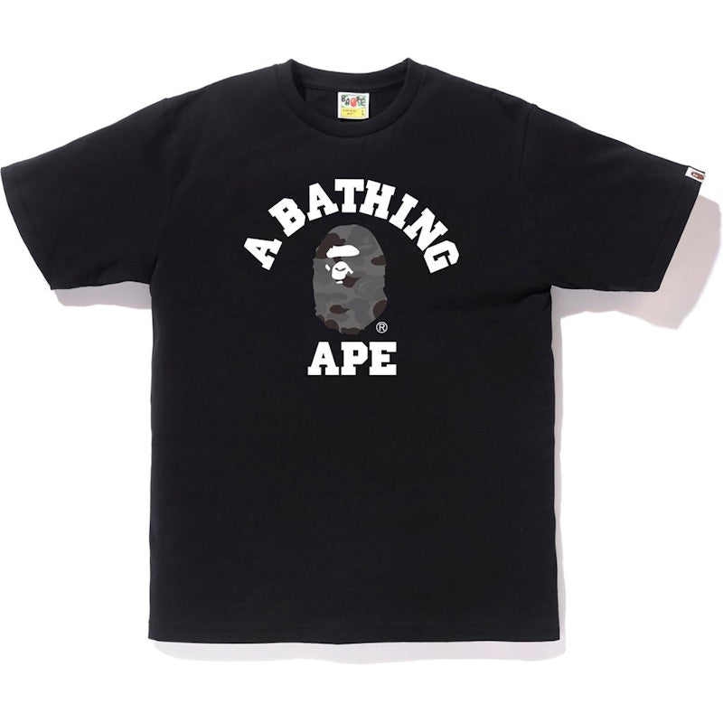 BAPE ABC College Tee Black/Black