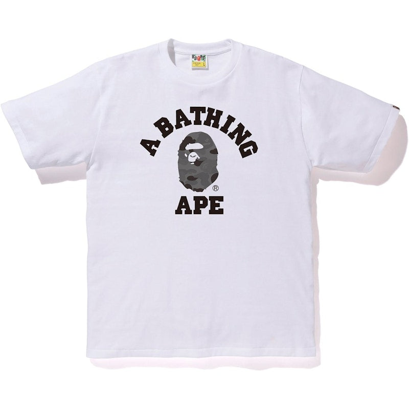 BAPE ABC College Tee White/Black