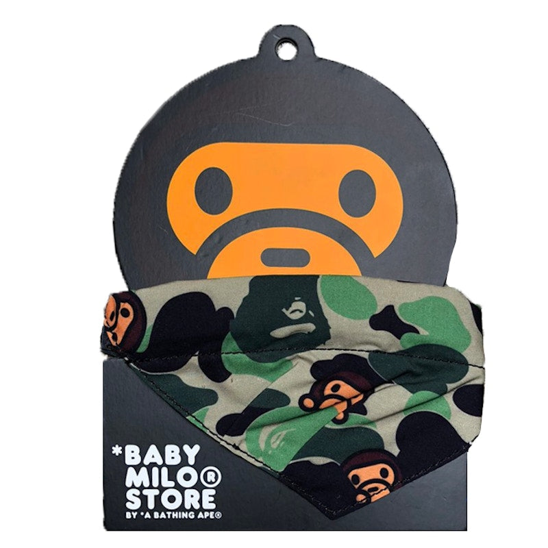 BAPE ABC Dog Bandana Green