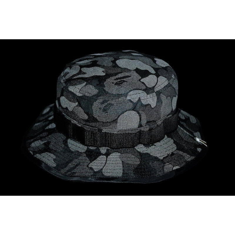 BAPE ABC Dot Reflective Boonie Hat Black