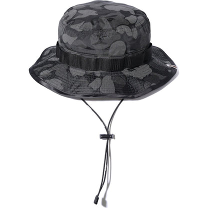 BAPE ABC Dot Reflective Boonie Hat Black