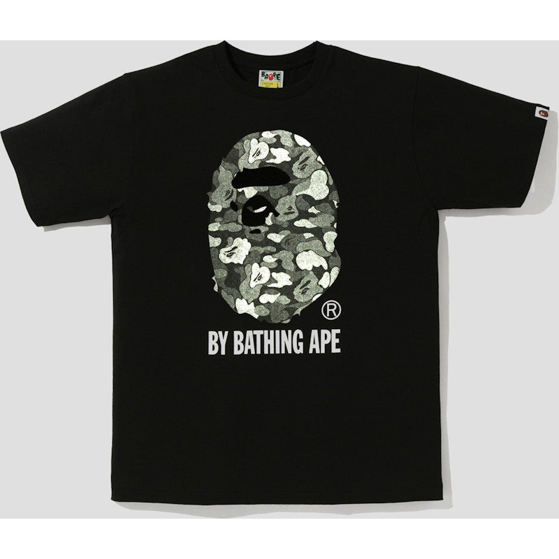 BAPE ABC Dot Reflective By Bathing Tee Black