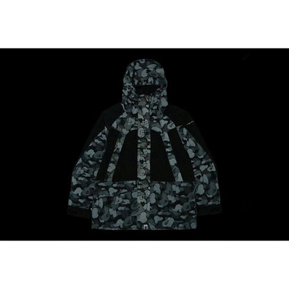 BAPE ABC Dot Reflective Camo Snowboard Jacket Black