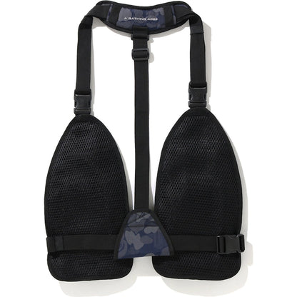 BAPE ABC Dot Reflective Camo Vest Navy