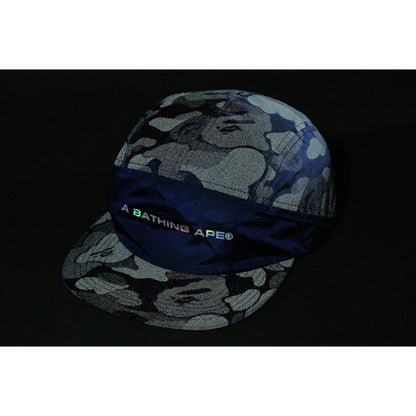 BAPE ABC Dot Reflective Cap Navy