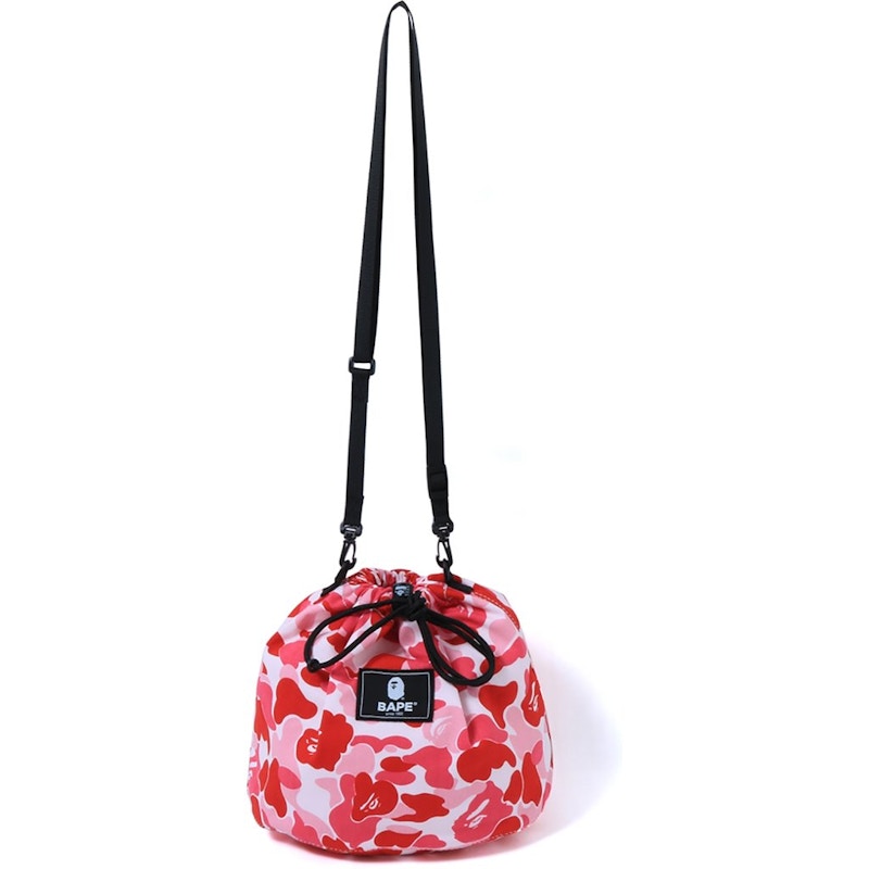 BAPE ABC Drawstring Bag Pink