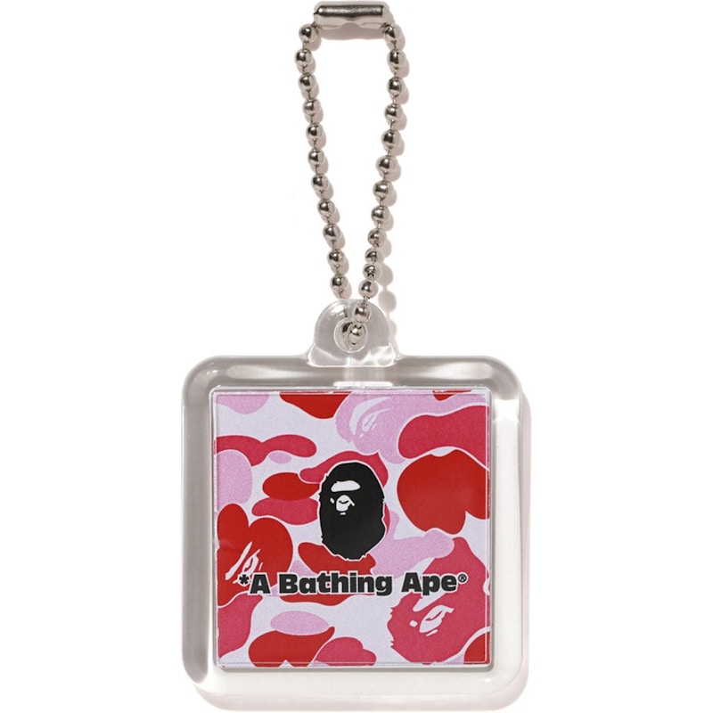 BAPE ABC Keychain Pink
