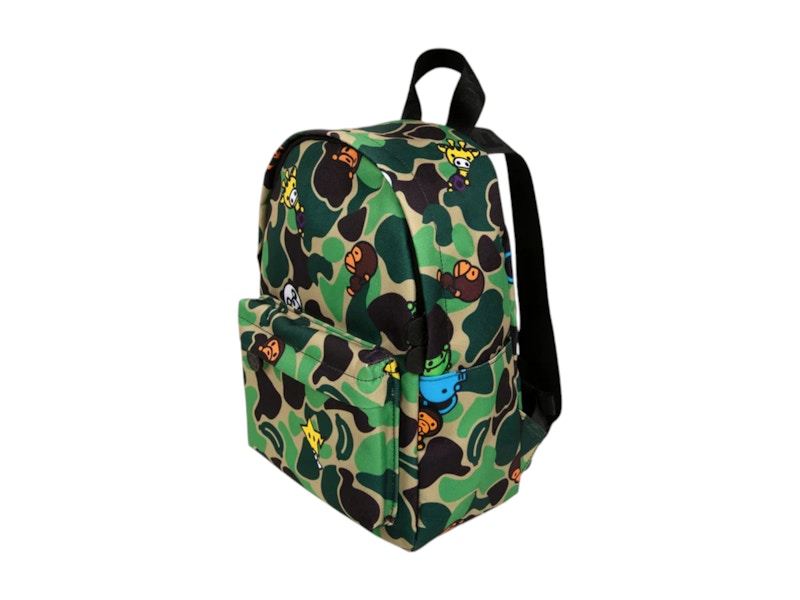 BAPE ABC Milo All Friends Mini Backpack (SS25) Green