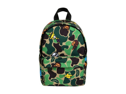 BAPE ABC Milo All Friends Mini Backpack (SS25) Green