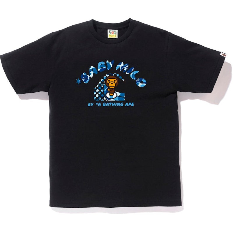 BAPE ABC Milo Surfing Summer Tee Black/Blue