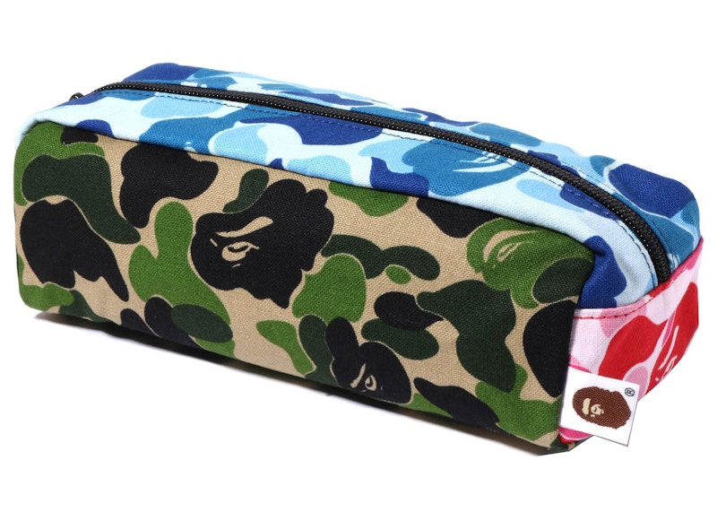 BAPE ABC Mix Camo Flight Pouch Multi