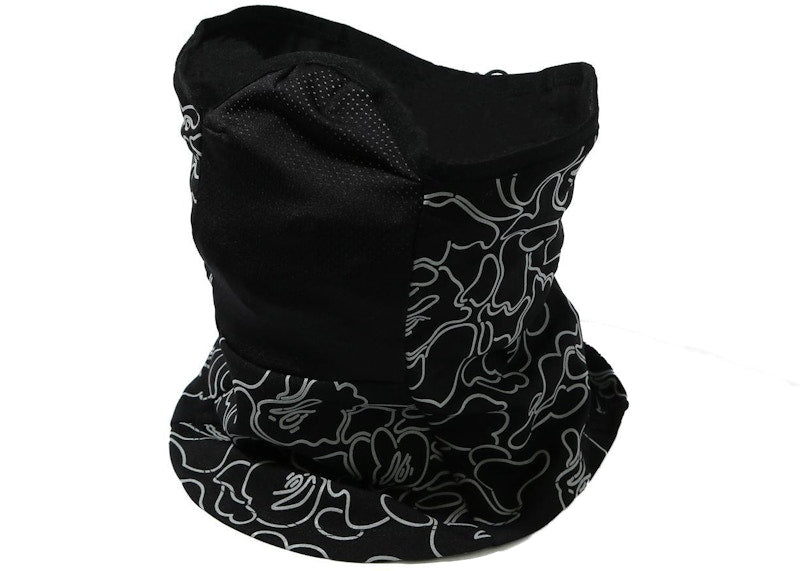 BAPE ABC Neon Camo Sports Mask Black