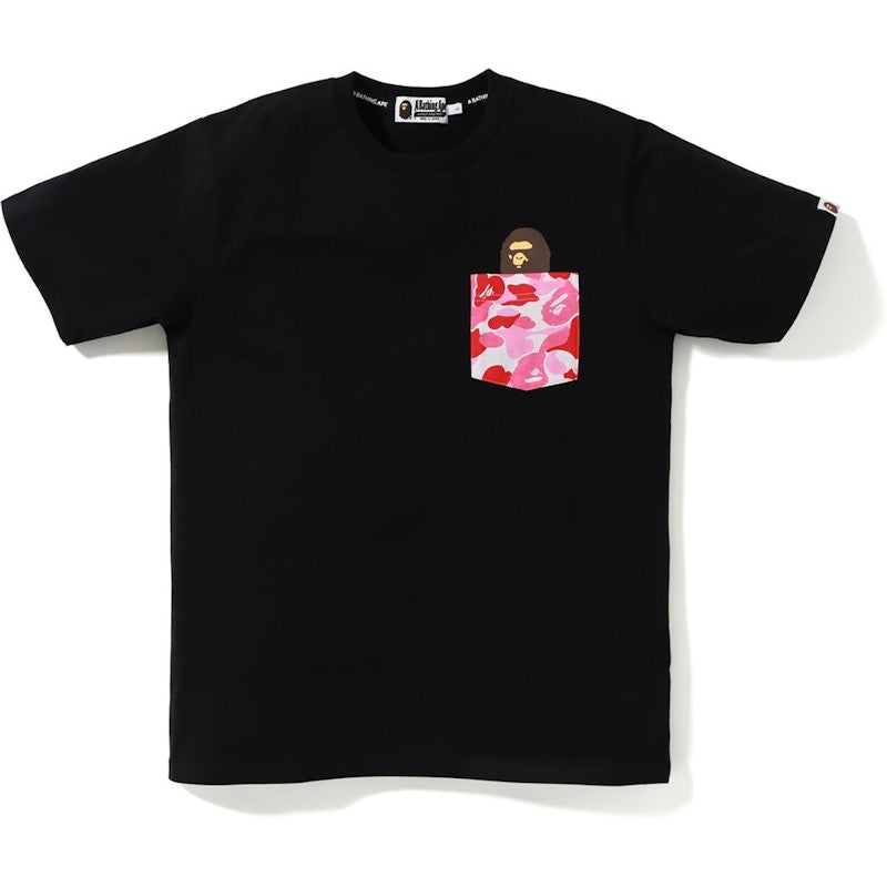 BAPE ABC Pocket Tee Black/Pink