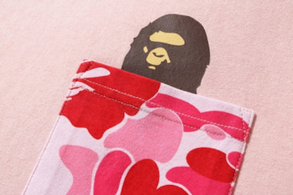 BAPE ABC Pocket Tee Pink/Pink