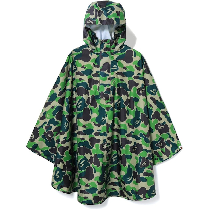 BAPE ABC Raincoat Green