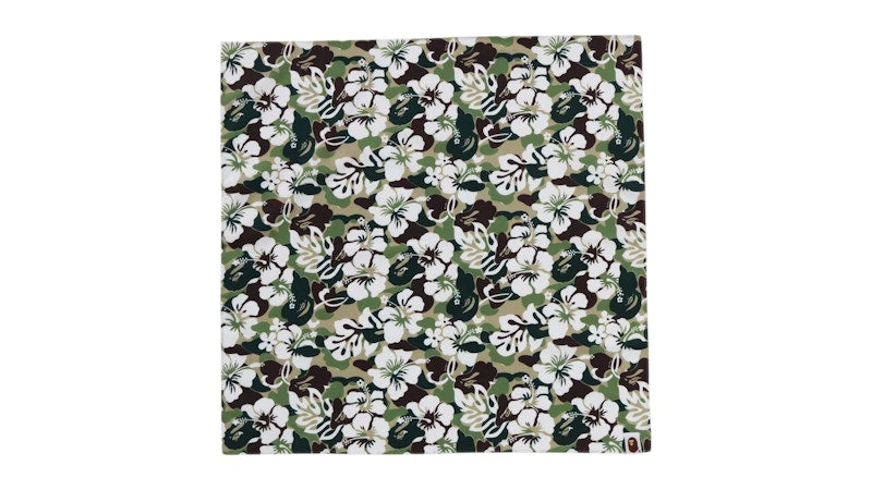 BAPE ABC Resort Camo Bandana Green