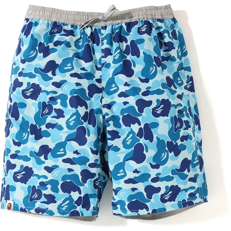 BAPE ABC Reversible Shorts Grey/Blue