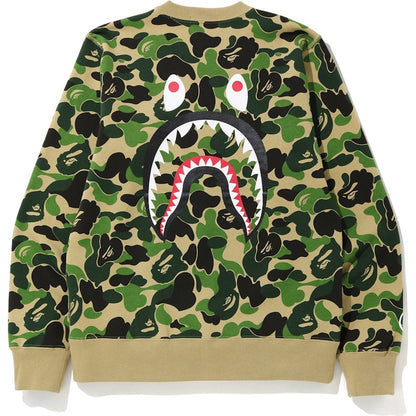 BAPE ABC Shark Crewneck Green