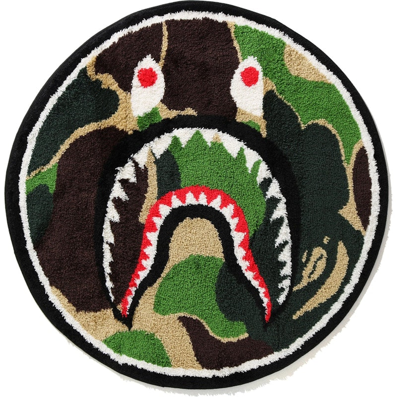 BAPE ABC Shark Rug Green