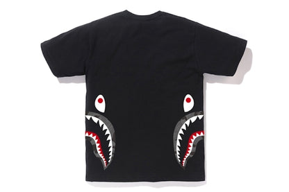 BAPE ABC Side Shark Tee Black/Black