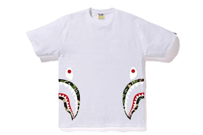 BAPE ABC Side Shark Tee White/Green