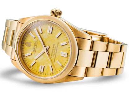 BAPE ABathing Ape Type 7 Bapex Watch Gold Yellow