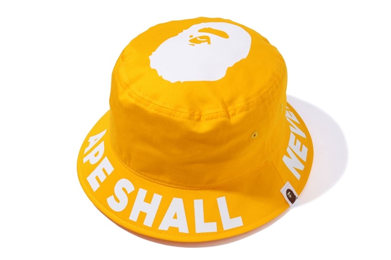 BAPE ASNKA Bucket Hat Yellow