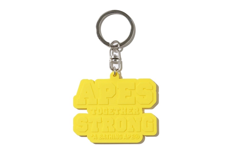 BAPE ATS Keychain Yellow