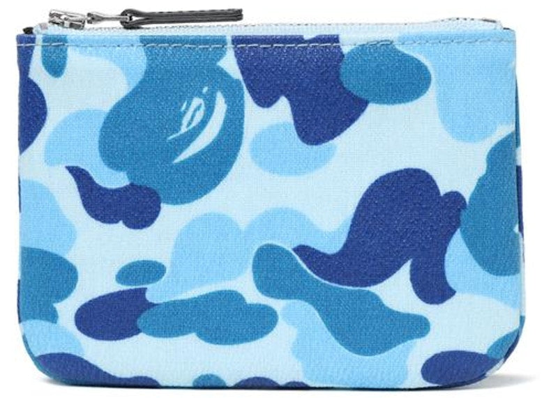 BAPE Abc Canvas Wallet (S) Blue/Navy