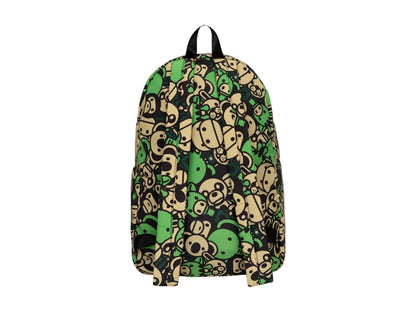 BAPE All Friends Large Backpack Green/Multicolor