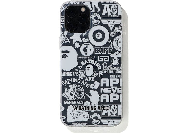 BAPE Ape Classic iPhone 12/12 Pro Case Clear
