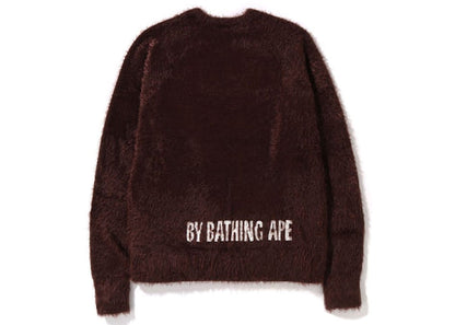 BAPE Ape Face Knit Brown