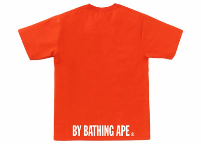 BAPE Ape Face Sta Tee Orange