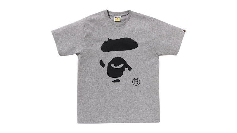 BAPE Ape Face Tee Gray