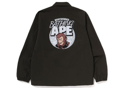 BAPE Ape Graphic Coach Jacket Green