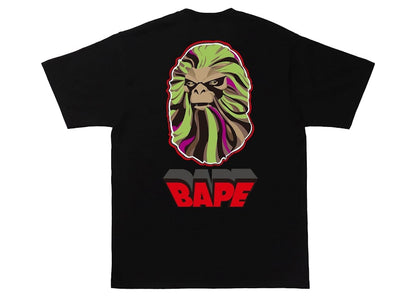 BAPE Ape Head 1 Tee Black